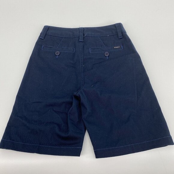 O'Neill Chino Shorts Boys 23 Waist Standard Fit Navy Blue - Picture 4 of 9